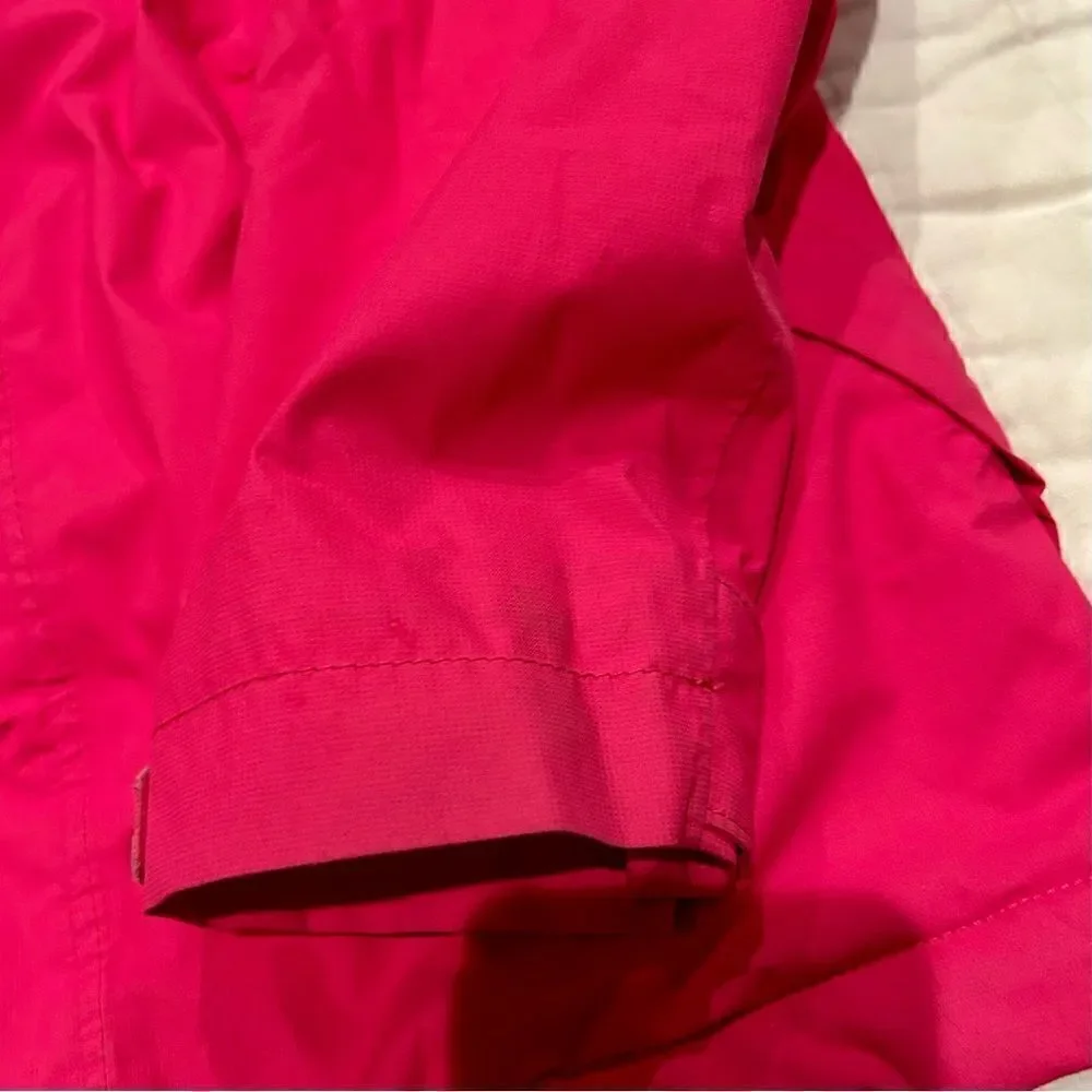 North Face girls Dryvent jacket dark pink medium 10/12 GUC